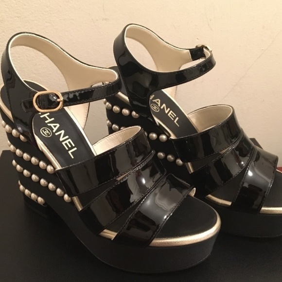 CHANEL platform-wedge sandal - Picture 6 of 7